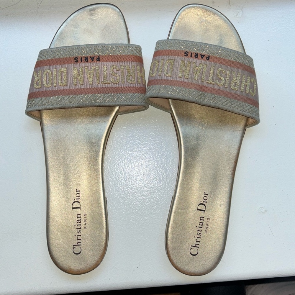 Christian Dior D way Slides